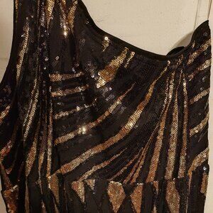 Gold&Black Dress